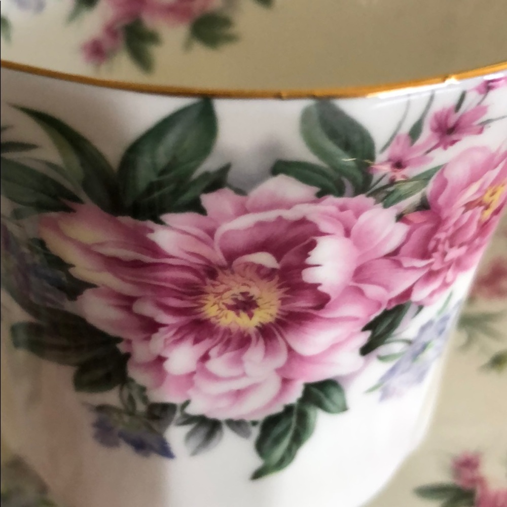 Allyn Nelson Fine Bone China Teacup and Saucer - Picture 8 of 8